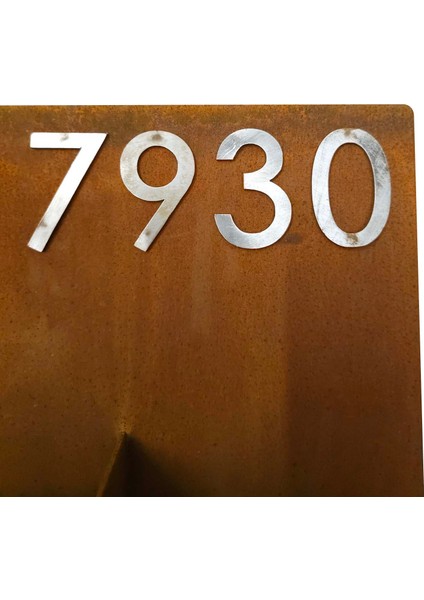 Corten Numaralı Modern Saksı modelleri