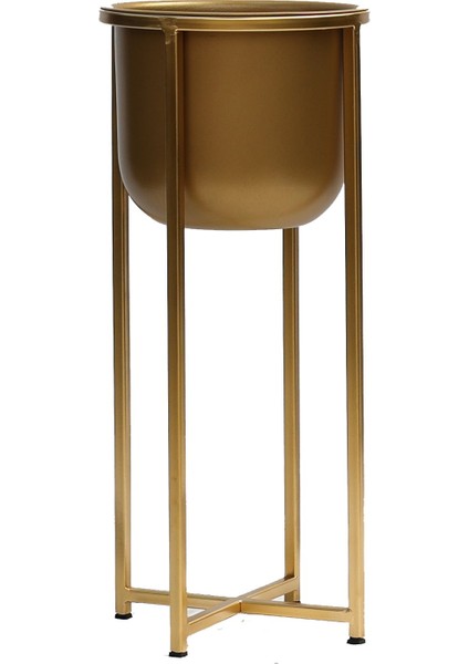 Athena Ayaklı Metal Saksı Küçük Boy
