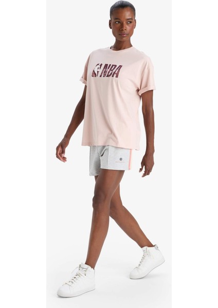 Fit NBA Brooklyn Nets Standart Fit Kısa Paça Şort E3838AX25SM