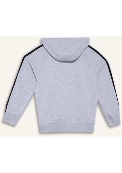 Erkek Çocuk Kapüşonlu Baskılı Sweatshirt F1967A825AU