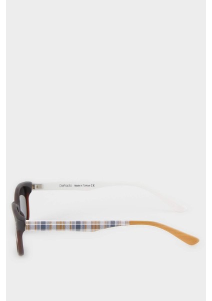 Erkek Çocuk Yuvarlak Renkli Plastik Çerçeve Siyah Cam Polarize Güneş Gözlüğü F4394A8NS