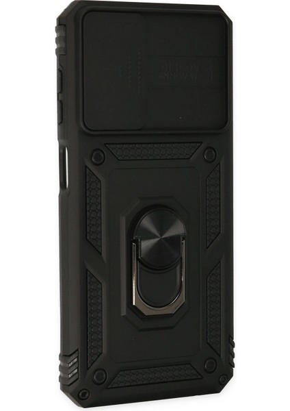 Zengezur Newface Samsung Galaxy A23 4g Kılıf Pars Lens Yüzüklü Silikon - Siyah fiyatları