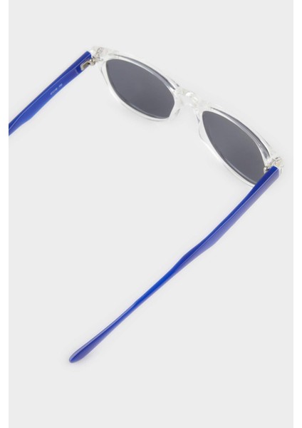 Erkek Çocuk Yuvarlak Renkli Plastik Çerçeve Siyah Cam Polarize Güneş Gözlüğü F4452A8NS