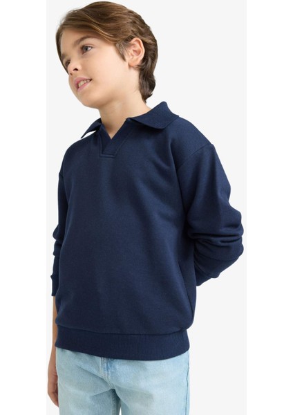 Erkek Çocuk Apaş Yaka Sweatshirt F3940A825AU