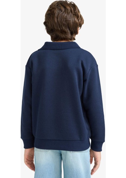 Erkek Çocuk Apaş Yaka Sweatshirt F3940A825AU