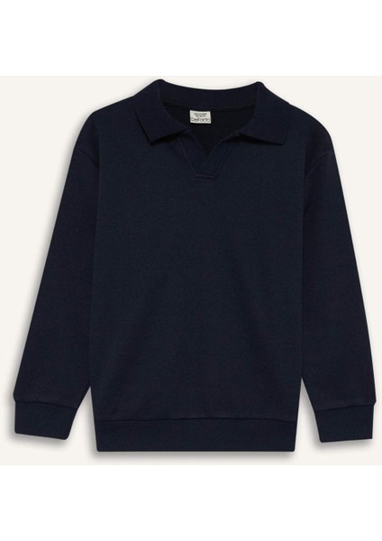 Erkek Çocuk Apaş Yaka Sweatshirt F3940A825AU