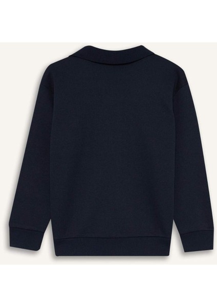 Erkek Çocuk Apaş Yaka Sweatshirt F3940A825AU