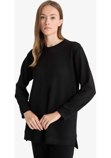 Regular Fit Bisiklet Yaka Uzun Kollu Tunik F5117AX25AU