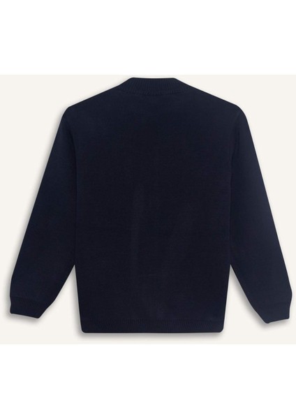 Erkek Çocuk Yarım Fermuarlı Hırka F0817A825AU