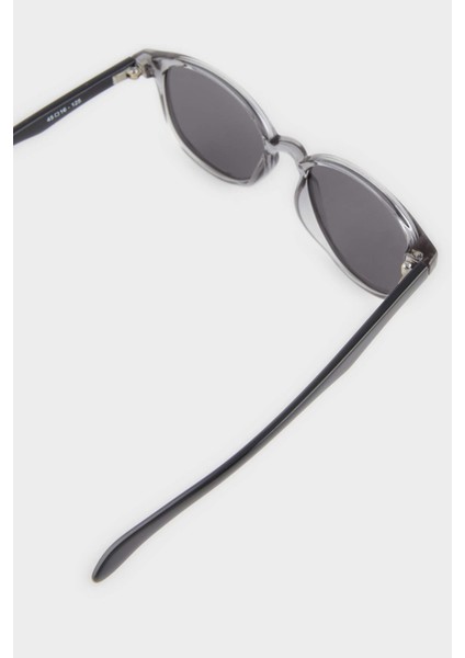 Erkek Çocuk Yuvarlak Gri Plastik Çerçeve Siyah Cam Polarize Güneş Gözlüğü F4454A8NS