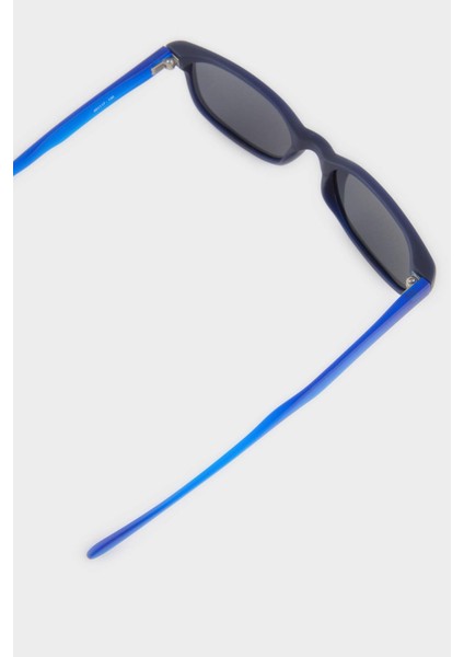 Erkek Çocuk Yuvarlak Renkli Plastik Çerçeve Siyah Cam Polarize Güneş Gözlüğü F4456A8NS