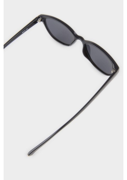 Erkek Çocuk Yuvarlak Siyah Plastik Çerçeve Siyah Cam Polarize Güneş Gözlüğü F4450A8NS