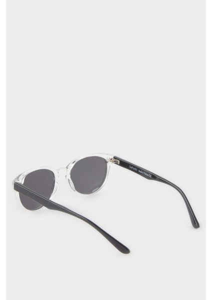 Erkek Çocuk Yuvarlak Renkli Plastik Çerçeve Siyah Cam Polarize Güneş Gözlüğü F4455A8NS