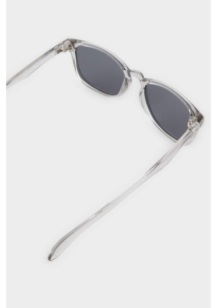 Erkek Çocuk Yuvarlak Gri Plastik Çerçeve Siyah Cam Polarize Güneş Gözlüğü F4451A8NS