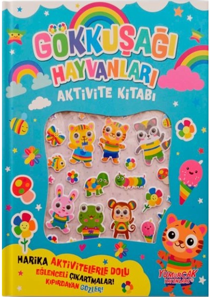 Gökkuşağı Hayvanları Aktivite Kitabı