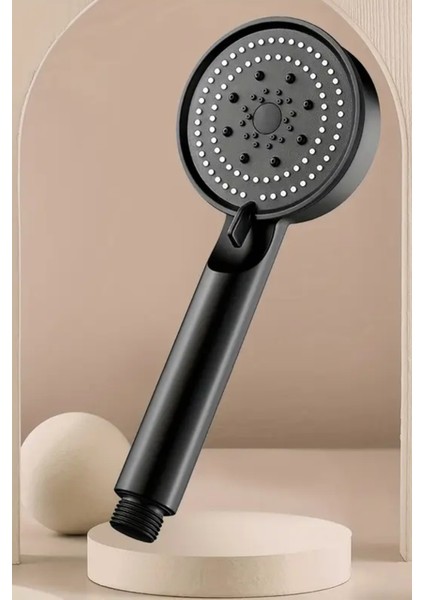 5 Modlu Yüksek Basınçlı Çok Yönlü Duş Başlığı Siyah modelleri