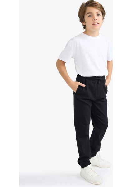 Erkek Çocuk Jogger Fit Gabardin Pantolon F5038A825WN