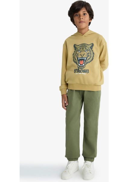 Erkek Çocuk Jogger Fit Gabardin Pantolon F5038A825WN