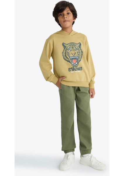 Erkek Çocuk Jogger Fit Gabardin Pantolon F5038A825WN