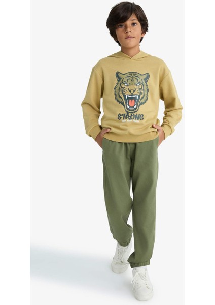 Erkek Çocuk Jogger Fit Gabardin Pantolon F5038A825WN