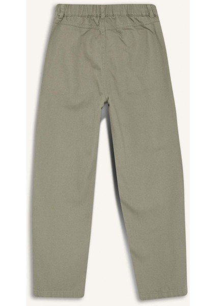 Erkek Çocuk Loose Fit Standart Paça Gabardin Pantolon