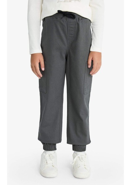 Erkek Çocuk Kargo Gabardin Jogger Pantolon F2477A825WN