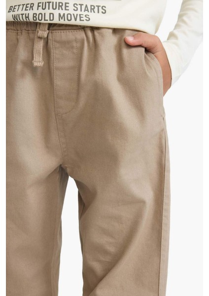 Erkek Çocuk Jogger Fit Gabardin Pantolon F5038A825WN
