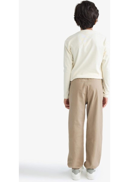 Erkek Çocuk Jogger Fit Gabardin Pantolon F5038A825WN