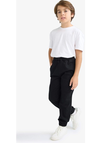 Erkek Çocuk Jogger Fit Gabardin Pantolon F5038A825WN