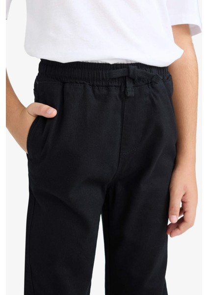 Erkek Çocuk Jogger Fit Gabardin Pantolon F5038A825WN
