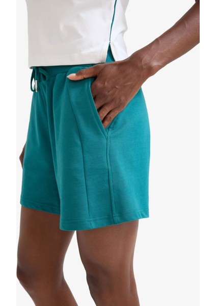 Fit Standart Fit Sporcu Kısa Paça Şort E3599AX25SM