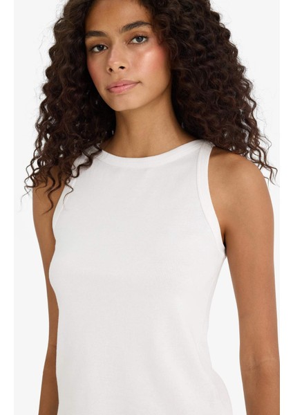 Basic Düz Atlet-Fall in Love F3170AX25AU