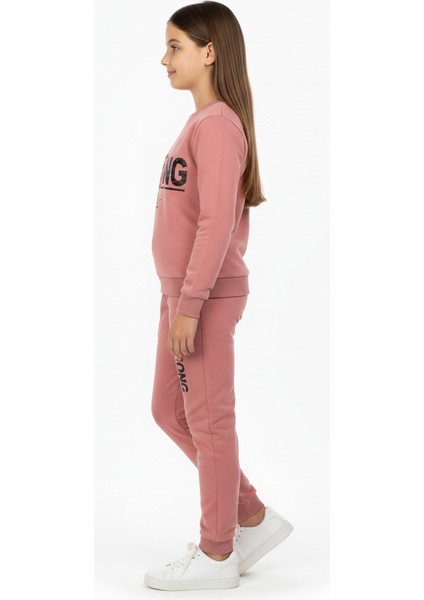 Strong Motif Kız Çocuk Eşofman MNK0625 modelleri