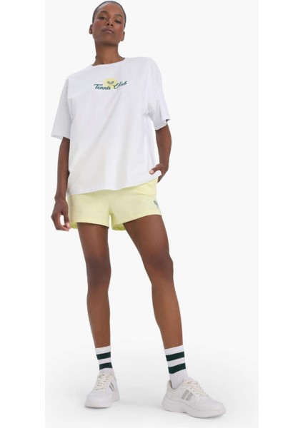 Fit Standart Fit Sporcu Kısa Paça Şort E3600AX25SM