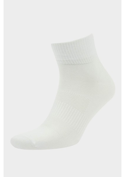 Erkek 2'li Reflektör Baskılı Kısa Spor Çorap F5267AXNS