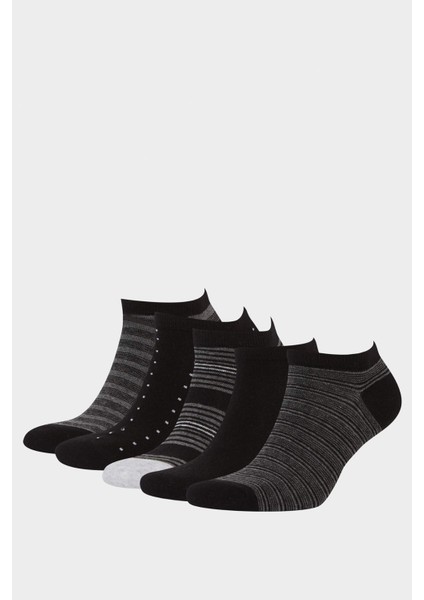 Erkek 5'li Pamuklu Patik Çorap F5283AXNS