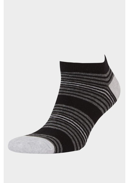 Erkek 5'li Pamuklu Patik Çorap F5283AXNS