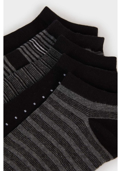 Erkek 5'li Pamuklu Patik Çorap F5283AXNS