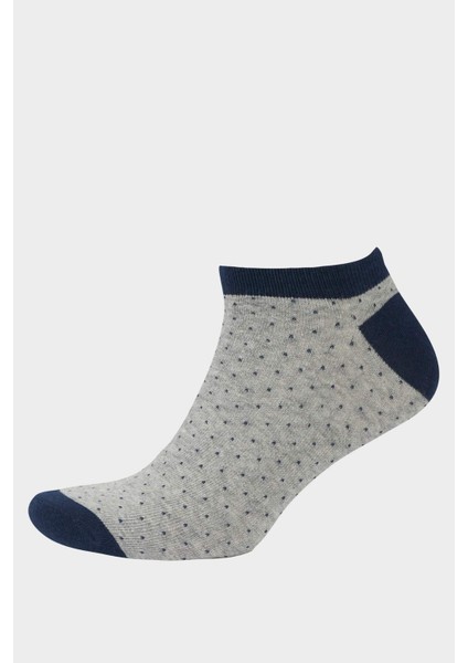 Erkek 5'li Pamuklu Patik Çorap F5278AXNS