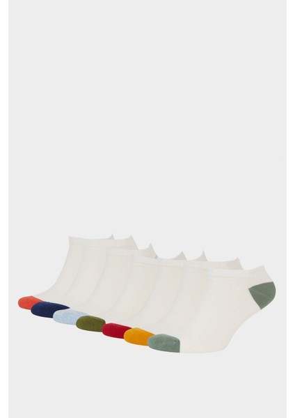 Erkek 7'li Pamuklu Patik Çorap F5282AXNS