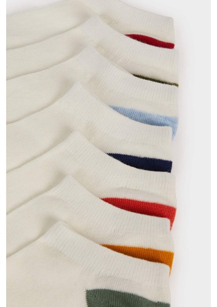 Erkek 7'li Pamuklu Patik Çorap F5282AXNS