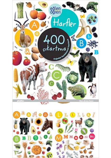 Eğlen Öğren - Harfler 400 Çıkartma