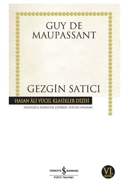Gezgin Satıcı - Hasan Ali Yücel Klasikleri