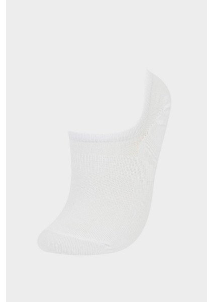 Kadın 3'lü Pamuklu Sneaker Çorap F5425AXNS