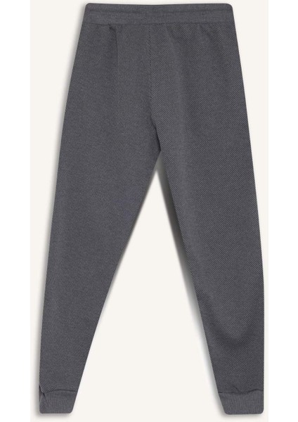 Erkek Çocuk Beli Paçası Lastikli Cepli Jogger Eşofman Altı C7635A825WN