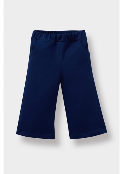 Kız Bebek 2'li Takım Baskılı İçi Yumuşak Tüylü Okul Sweatshirt Eşofman Altı F3744A525AU