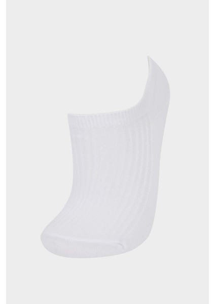 Kadın 5'li Pamuklu Sneaker Çorap F5428AXNS