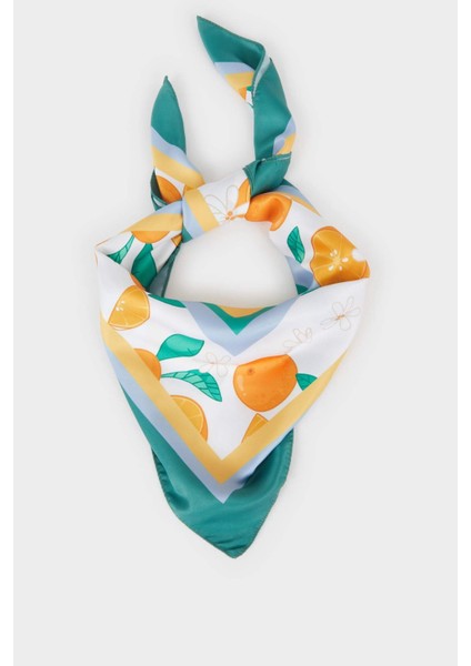 Kadın Antalya Temalı Fular F5210AXNS