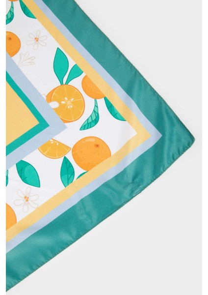 Kadın Antalya Temalı Fular F5210AXNS