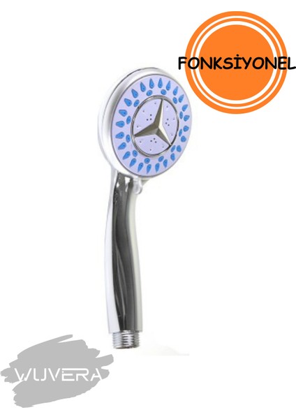 Çok Renkli Şık Duş Başlığı, Banyolarda Temiz ve Modern Görünüm modelleri